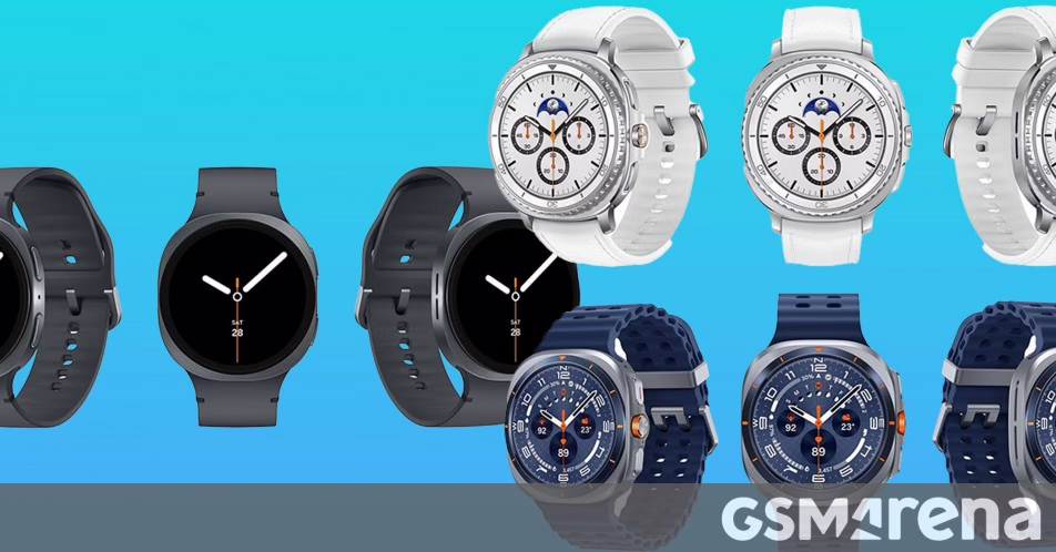Kiểm tra các trình kết xuất chi tiết của loạt Galaxy Watch8