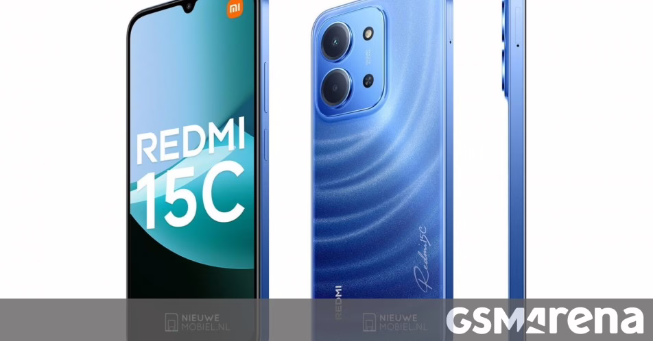 Redmi 15c hình ảnh rò rỉ giống như nó được chứng nhận cùng với Poco Twin của nó