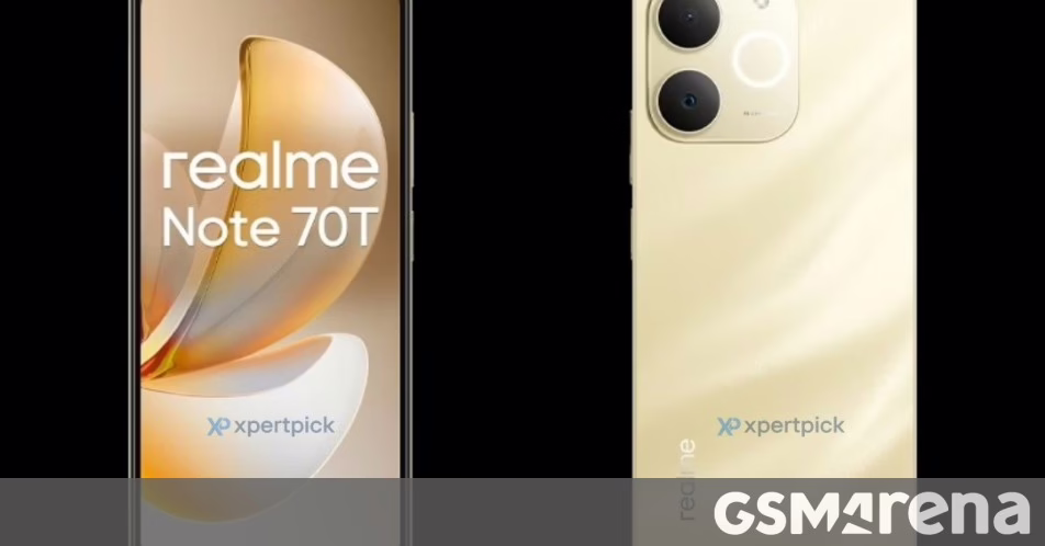 Danh sách nhà bán lẻ Realme Note 70T cho thấy hình ảnh chính thức và thông số kỹ thuật đầy đủ trước khi ra mắt