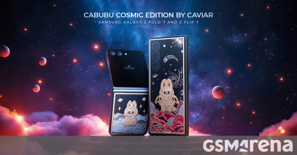 Caviar's Samsung Galaxy Z Fold7 và Flip7 Cabubu Edition được lấy cảm hứng từ Labubu, có vàng 24K