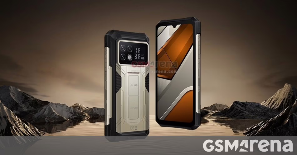 Đây là Doogee S200 tối đa với đèn pin kép, màn hình kép và pin 22.000 mAh