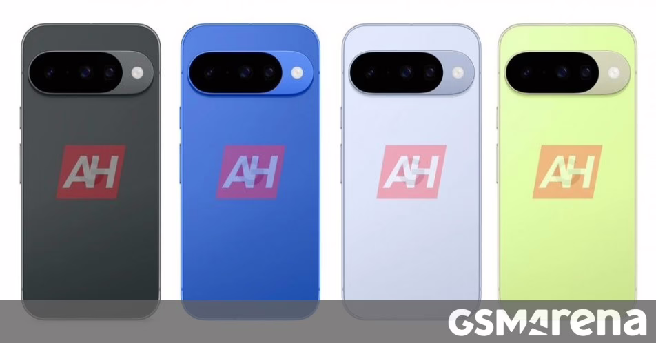Google Pixel 10 rò rỉ rò rỉ hiển thị tất cả các màu