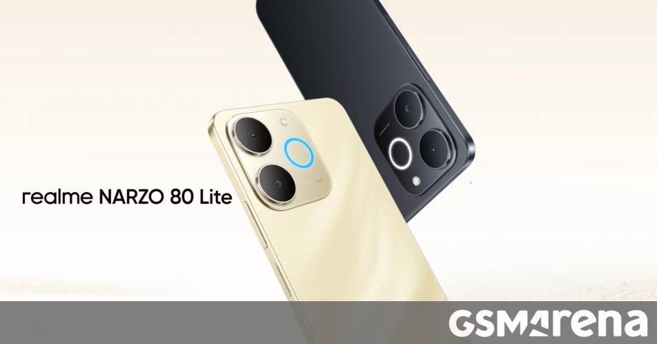 Realme Narzo 80 Lite 4G đến với màn hình 90Hz và pin 6.300 mAh