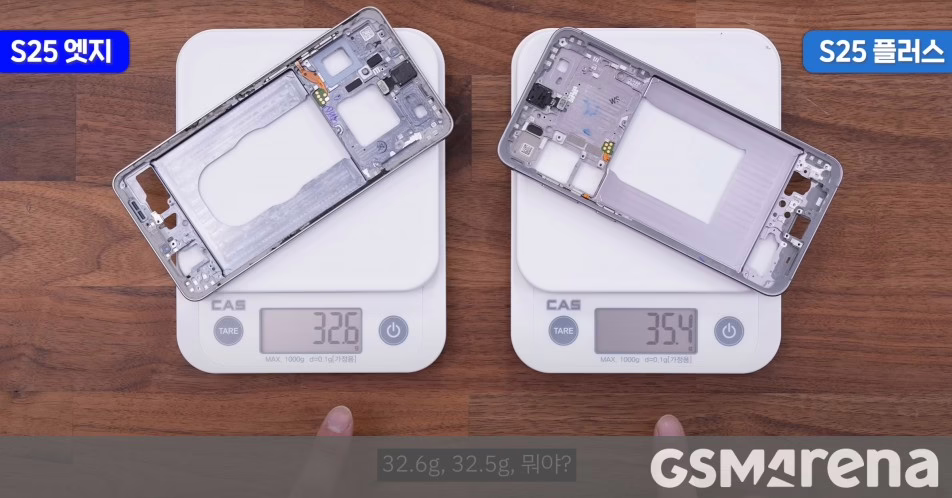 Video Tear Down của Galaxy S25 so với S25 Plus Bit Bit Bit