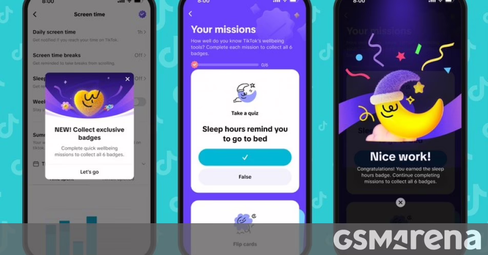 Tiktok ra mắt các nhiệm vụ hạnh phúc trong nỗ lực để giúp bạn dành nhiều thời gian hơn cho Tiktok