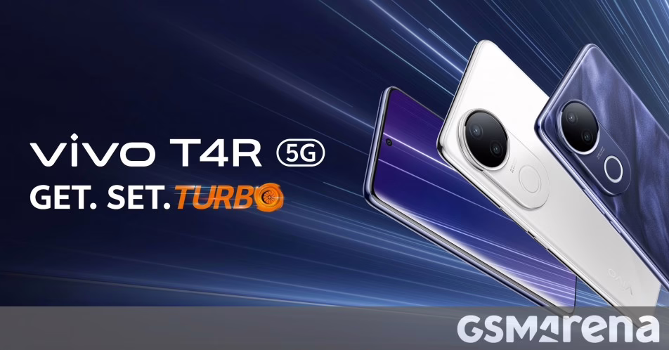 Vivo T4R đến với Dim Mody 7400 SOC, màn hình kéo dài và camera selfie 4K