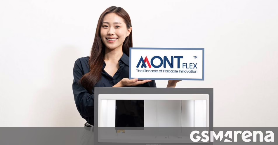 Màn hình Samsung giới thiệu thương hiệu Mont Flex cho màn hình có thể gập lại