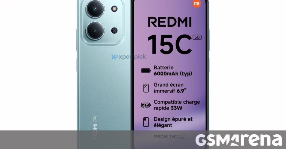 Redmi 15c 5G vẫn đang trên đường