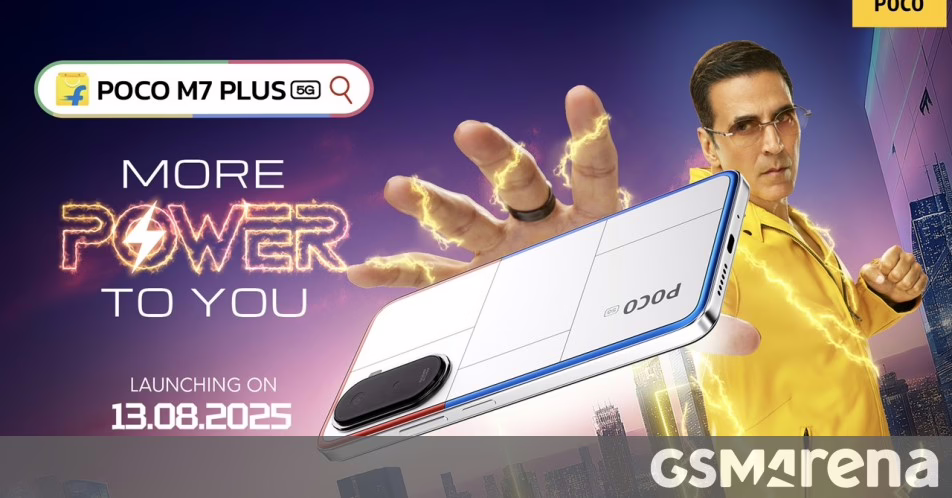Ngày ra mắt và thiết kế Poco M7 Plus 'được tiết lộ