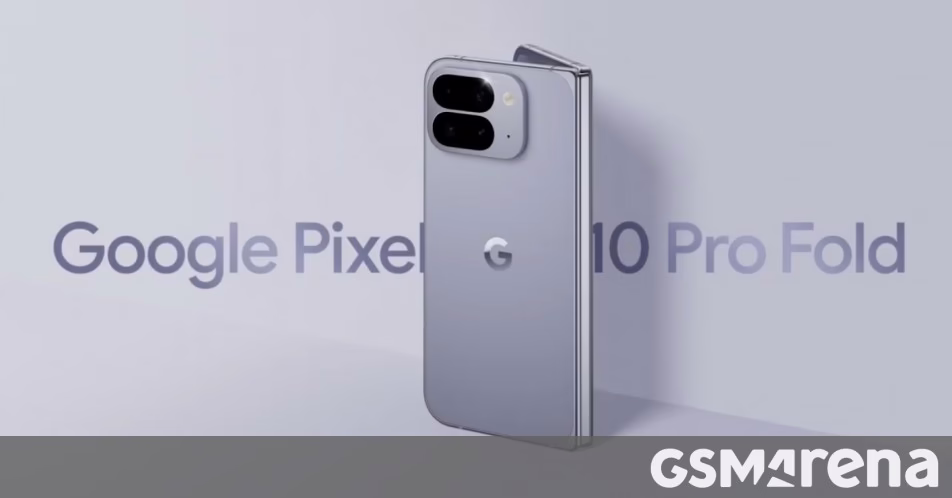 Google Pixel 10 Pro Fold mới hiển thị có thể gập lại từ mọi góc độ