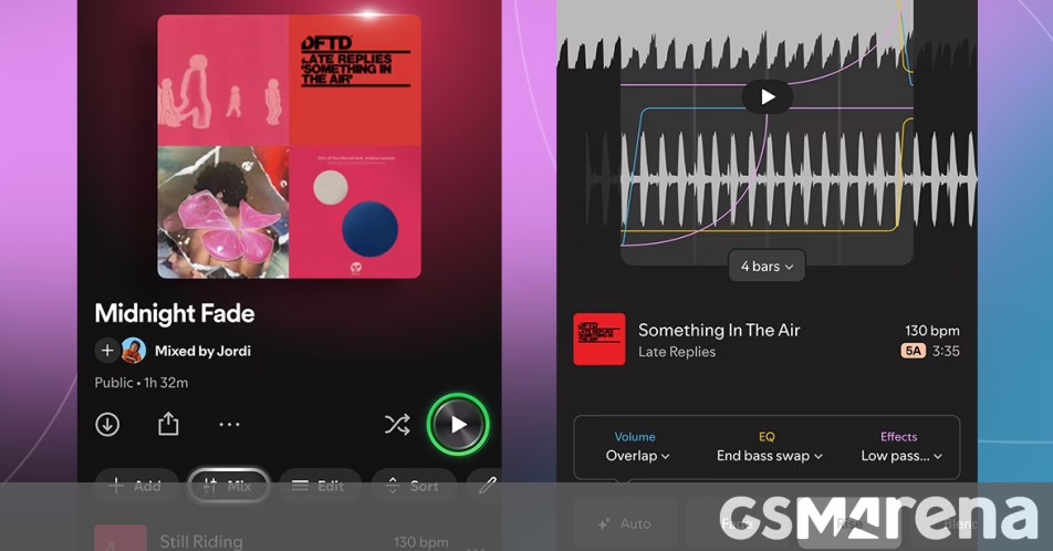 Spotify bây giờ cho phép bạn kết hợp danh sách phát của bạn với các chuyển tiếp của riêng bạn