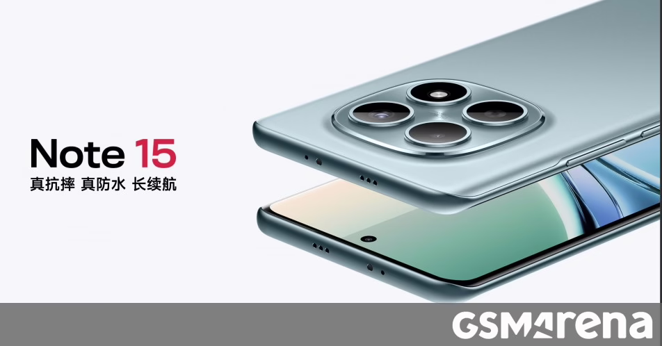 Redmi Note 15 được tiết lộ với Snapdragon 6S Gen 3 SoC, pin 5,800 mAh