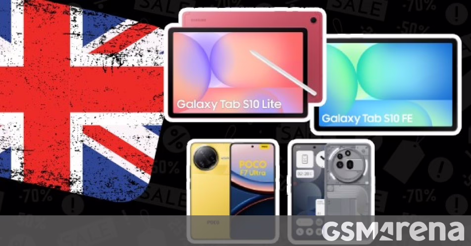 Ưu đãi: Samsung Galaxy Tab S10 Lite đến, Poco F7 Ultra, Không có gì điện thoại bị cắt giảm giá