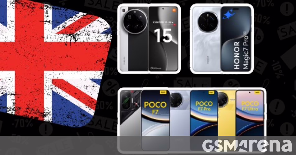 Ưu đãi: Xiaomi 15 Ultra and Honor Magic7 Pro Get giảm giá, toàn bộ sê -ri Poco F7 được giảm giá