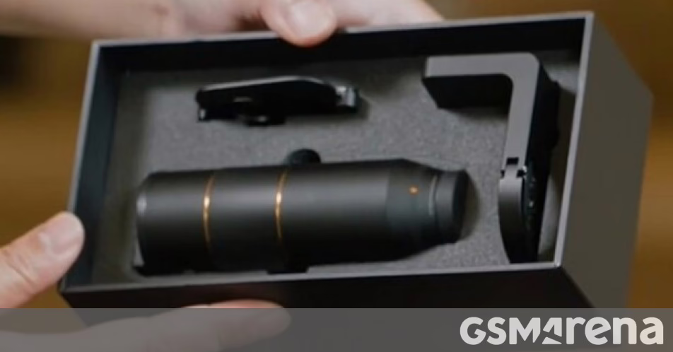 Đây là bộ Teleconverter chuyên nghiệp Oppo Hasselblad cho Find X9 Pro