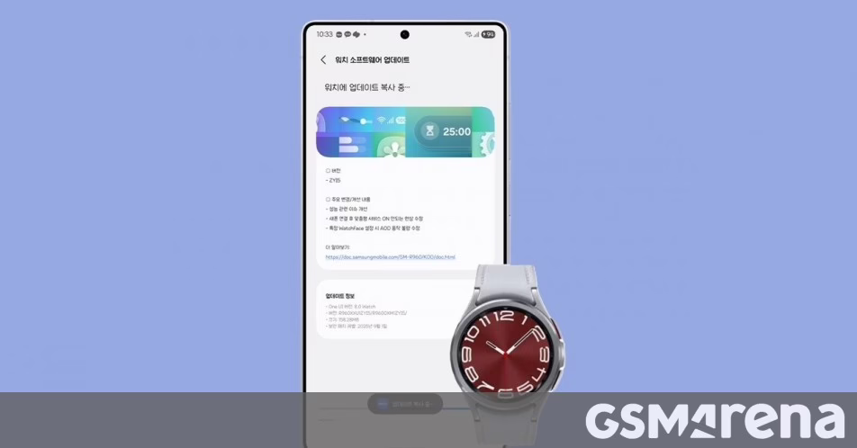 Samsung Galaxy Watch6 Classic nhận được bản cập nhật Beta thứ hai của UI 8 Watch