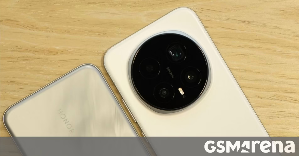 Honor Magic8 Pro rò rỉ màu trắng