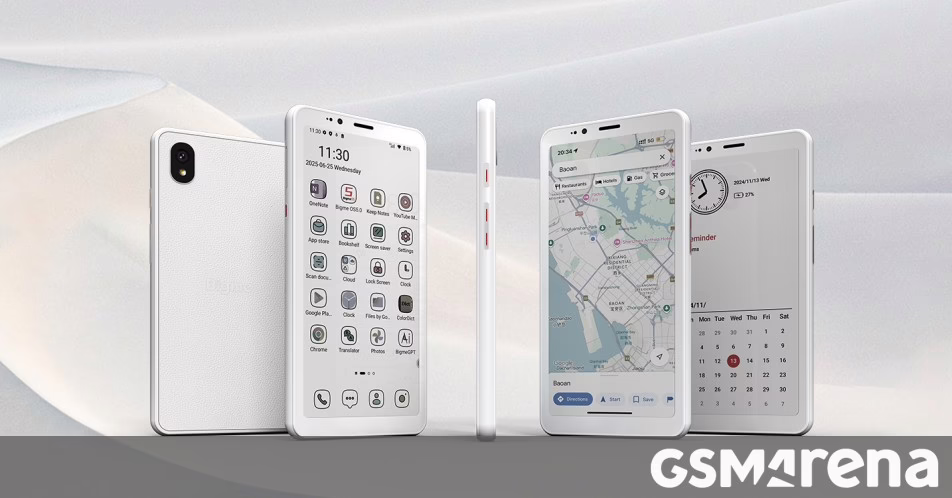 Bigme HiBreak S kết hợp màn hình E Ink màu có hỗ trợ LTE và Android 14