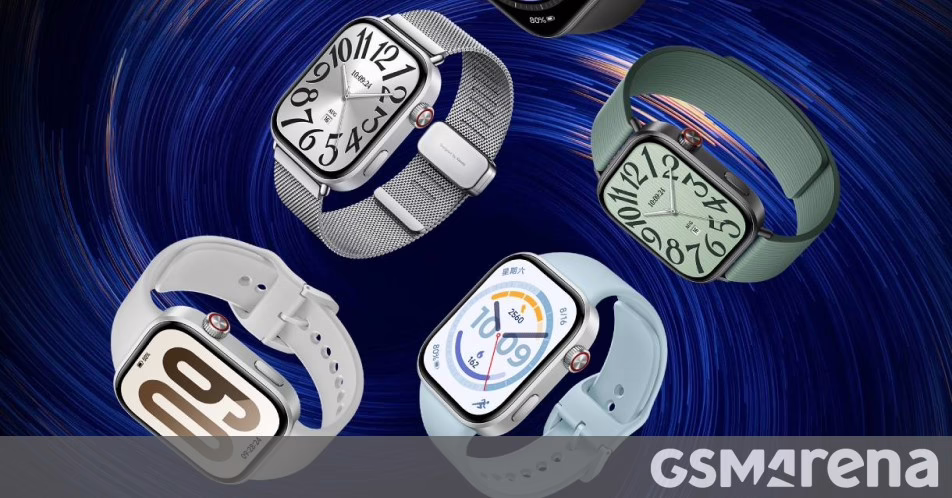 Redmi Watch 6 mới mỏng hơn và có thêm nút bấm