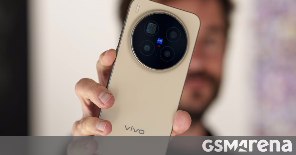 dòng vivo X500 được tăng dung lượng pin