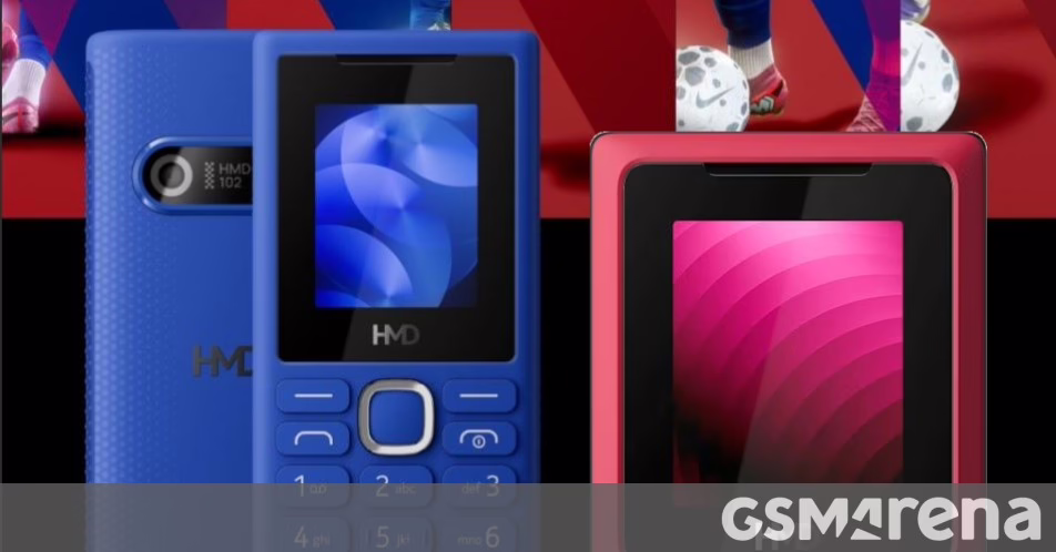 HMD trình làng ba điện thoại không có 4G: HMD 100, 101 và 102
