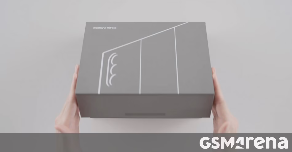 Đây là video mở hộp chính thức của Galaxy Z TriFold của Samsung