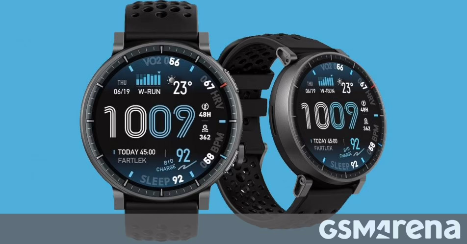 Amazfit Active Max rò rỉ pin lớn 576mAh