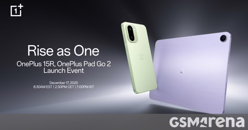 Xem sự kiện ra mắt OnePlus 15R và OnePlus Pad Go 2 tại đây
