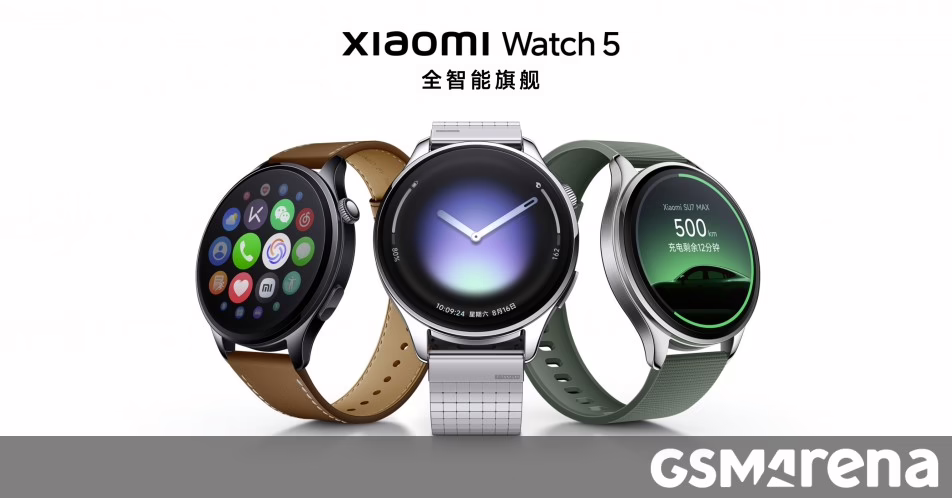 Xiaomi Watch 5 ra mắt với màn hình OLED 1,54 inch, hỗ trợ eSIM