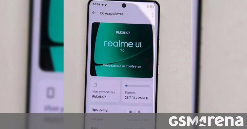 Chiếc smartphone Realme có pin 10.001 mAh này sắp ra mắt