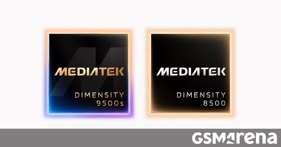 MediaTek công bố dòng SoC tầm trung Dimensity 9500s mới và 8500 SoC tầm trung