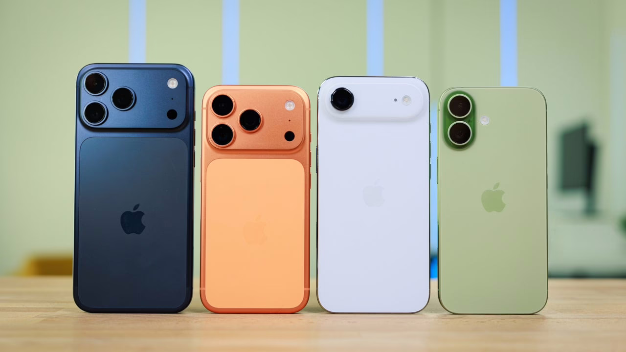 Các mẫu iPhone 17 hiện đang chào bán lập kỷ lục doanh số quý 1